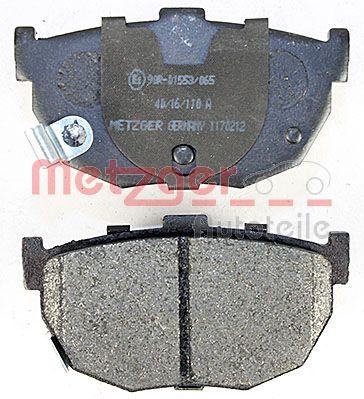 METZGER 1170212 Bremsbelagsatz, Scheibenbremse